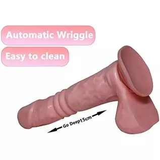 Thrusting Dildo Vibrator for Women, 9.2" Vibrating Dildo for G Spot Anal Play with 3 Thrusting & 5 Vibration, Realistic Thrustin