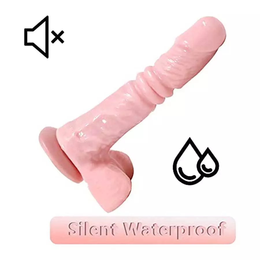 Thrusting Dildo Vibrator for Women, 9.2" Vibrating Dildo for G Spot Anal Play with 3 Thrusting & 5 Vibration, Realistic Thrustin