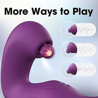 Adult Sex Toys Women Sex Toy-G Spot Clitoral Vibrator Stimulator, Vibrating Dildo Wearable Panty Rose Sex Toy with Multi Tapping