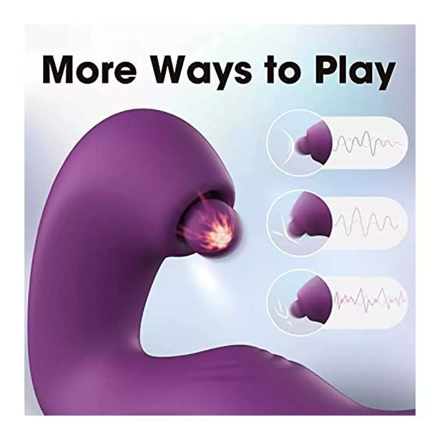 Adult Sex Toys Women Sex Toy-G Spot Clitoral Vibrator Stimulator, Vibrating Dildo Wearable Panty Rose Sex Toy with Multi Tapping