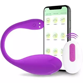 Wearable Panty Vibrator for G Spot,Clit Stimulation with App＆Remote Control,Bullet Vibrator with 9 Vibrations Sex Toy for Women 