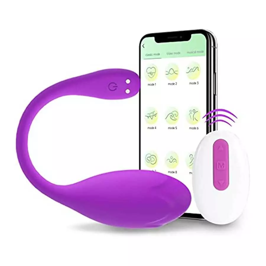 Wearable Panty Vibrator for G Spot,Clit Stimulation with App&Remote Control,Bullet Vibrator with 9 Vibrations Sex Toy for Women Wearable Panty Vibrator for G Spot,Clit Stimulation with App&Remote Control,Bullet Vibrator with 9 Vibrations Sex Toy for Women