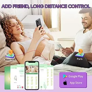 Vibrating Wiggling Wearable Clitoral with APP Remote Control Vibrator for Panties, Butterfly Vibrators for Women with 10 Vibrati Vibrating Wiggling Wearable Clitoral with APP Remote Control Vibrator for Panties, Butterfly Vibrators for Women with 10 Vibrati