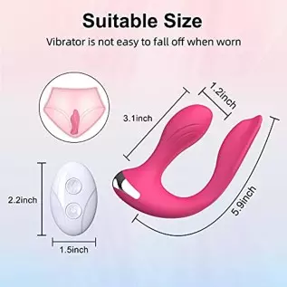 Dual Stimulation App Remote Control Wearable Panty Clitoral Vibrators Rose G Spot Butterfly Vibrator with 9+9 Strong Vibration A Dual Stimulation App Remote Control Wearable Panty Clitoral Vibrators Rose G Spot Butterfly Vibrator with 9+9 Strong Vibration A