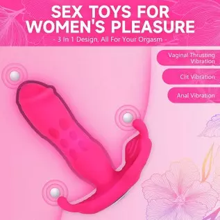 Wearable Panty Clitoral G Spot Vibrator for Women, APP Control Sex Toy for Women Clitoral Stimulator with 10 Vibration Modes, Wa Wearable Panty Clitoral G Spot Vibrator for Women, APP Control Sex Toy for Women Clitoral Stimulator with 10 Vibration Modes, Wa