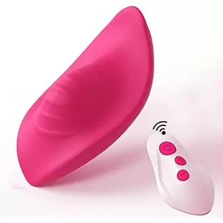 Remote Control Vibrator for Panties,G spot Butterfly Vibrators with 10 Vibration Modes,IPX7 Waterproof Wearable Rose Vibrator,Cl