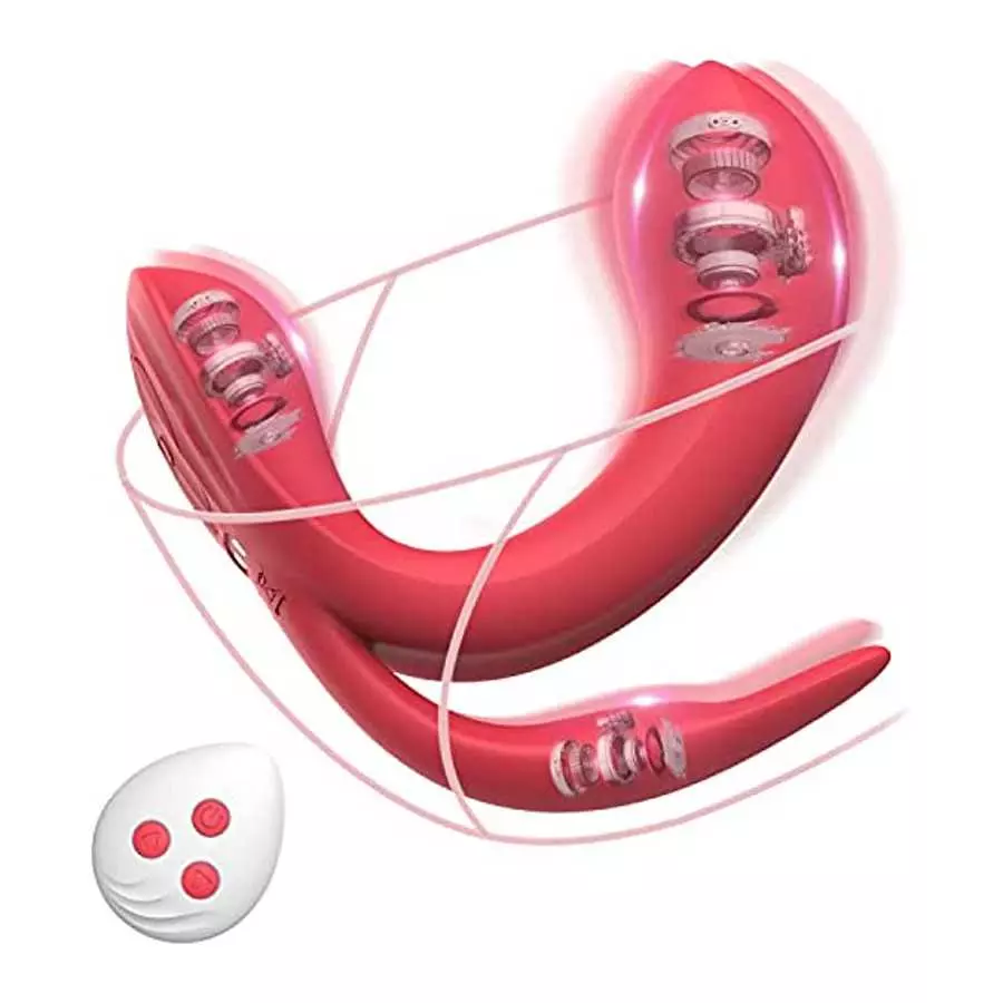 Wearable Panty Vibrator for Women, Remote Control Vibrator with 10 Modes, Butterfly Vibrator with 3 Motors for G Spot Clitoral P Wearable Panty Vibrator for Women, Remote Control Vibrator with 10 Modes, Butterfly Vibrator with 3 Motors for G Spot Clitoral P