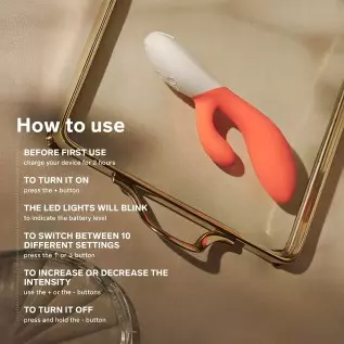 LELO INA 3 G Spot Rabbit Vibrator Clitoral Rabbit Vibrator for Women Rabbit Sex Toy for Women with 10 Vibrating Modes and Waterp LELO INA 3 G Spot Rabbit Vibrator Clitoral Rabbit Vibrator for Women Rabbit Sex Toy for Women with 10 Vibrating Modes and Waterp