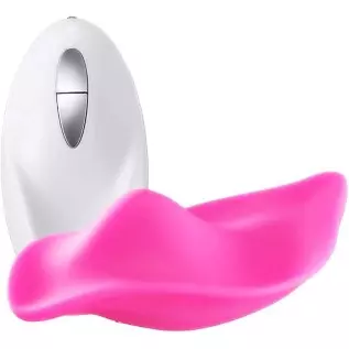 10 Kinds Vibration Wearable Panty,Clit Butterfly Vibrator with Remote Control, Rechargeable Waterproof Vibrator for Women,Pink