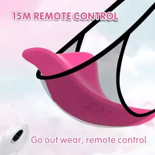 10 Kinds Vibration Wearable Panty,Clit Butterfly Vibrator with Remote Control, Rechargeable Waterproof Vibrator for Women,Pink