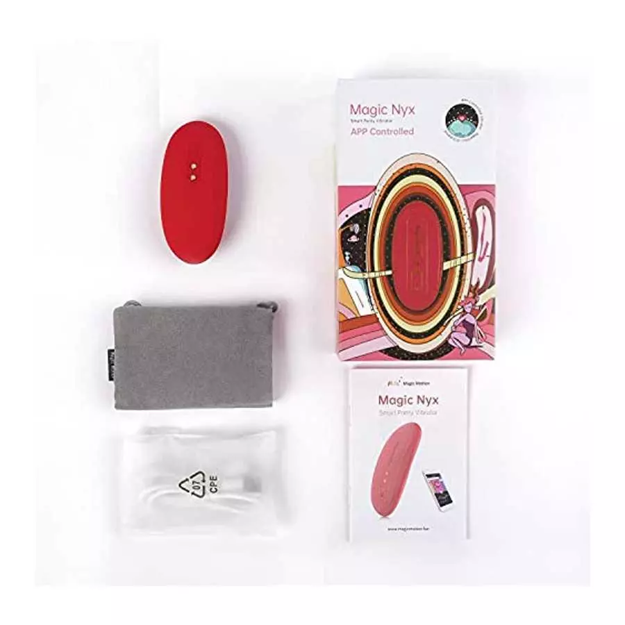 Magic Motion Wearable Panty Vibrator with APP,Remote Vibrating Panties Egg Mini Small Vibrator Waterproof Invisible Clitoral Sti