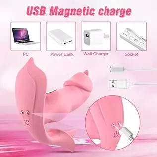 Wearable vibrator for private fun, 10-level vibrations realistic tongue licking clitoral stimulator ,public play butterfly vibra Wearable vibrator for private fun, 10-level vibrations realistic tongue licking clitoral stimulator ,public play butterfly vibra