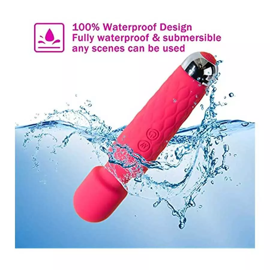 Personal Body Relaxation - Quiet Waterproof Powerful Rechargeable with 20 Patterns & 10 Speeds - Perfect for Muscle Aches & Spor