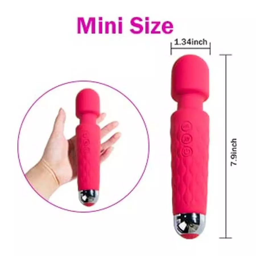 Personal Body Relaxation - Quiet Waterproof Powerful Rechargeable with 20 Patterns & 10 Speeds - Perfect for Muscle Aches & Spor