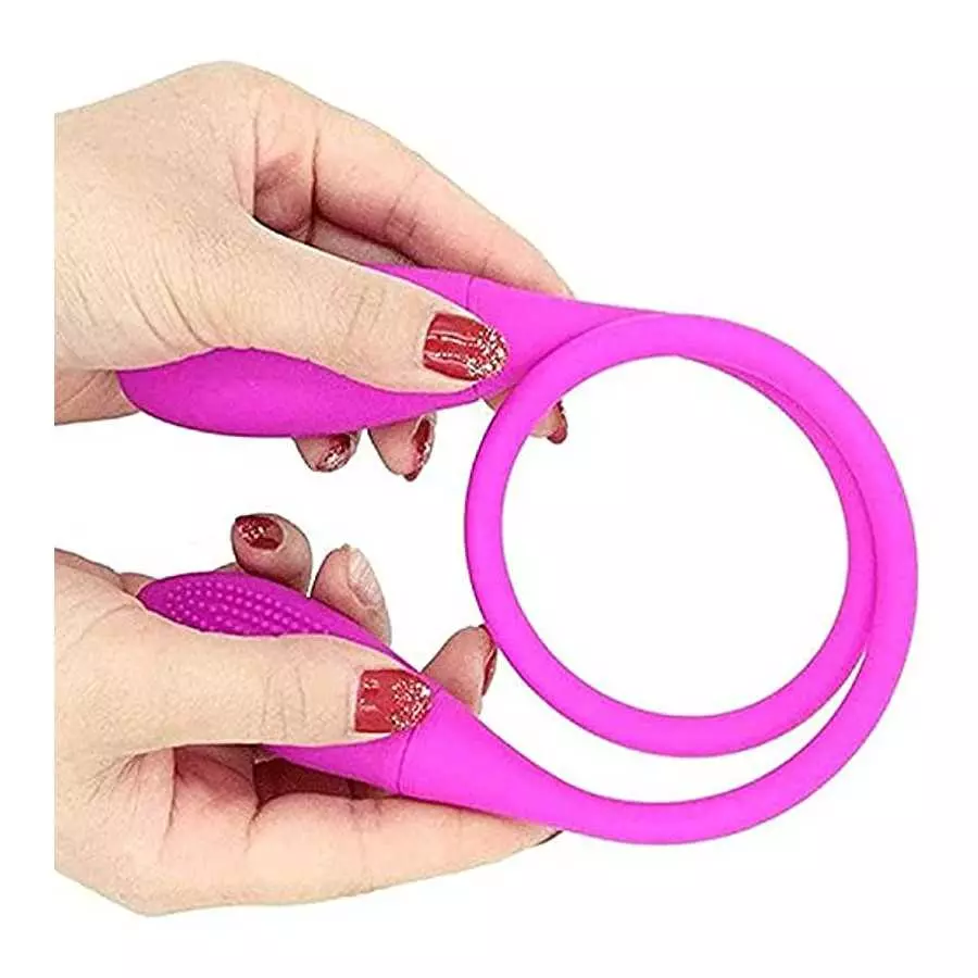 Double Head Dildo Vibrator, Double Head Silicone Vibrator Dildo for G Spot Clit Nipples Prostate Vaginal Stimulation with 7 Mode