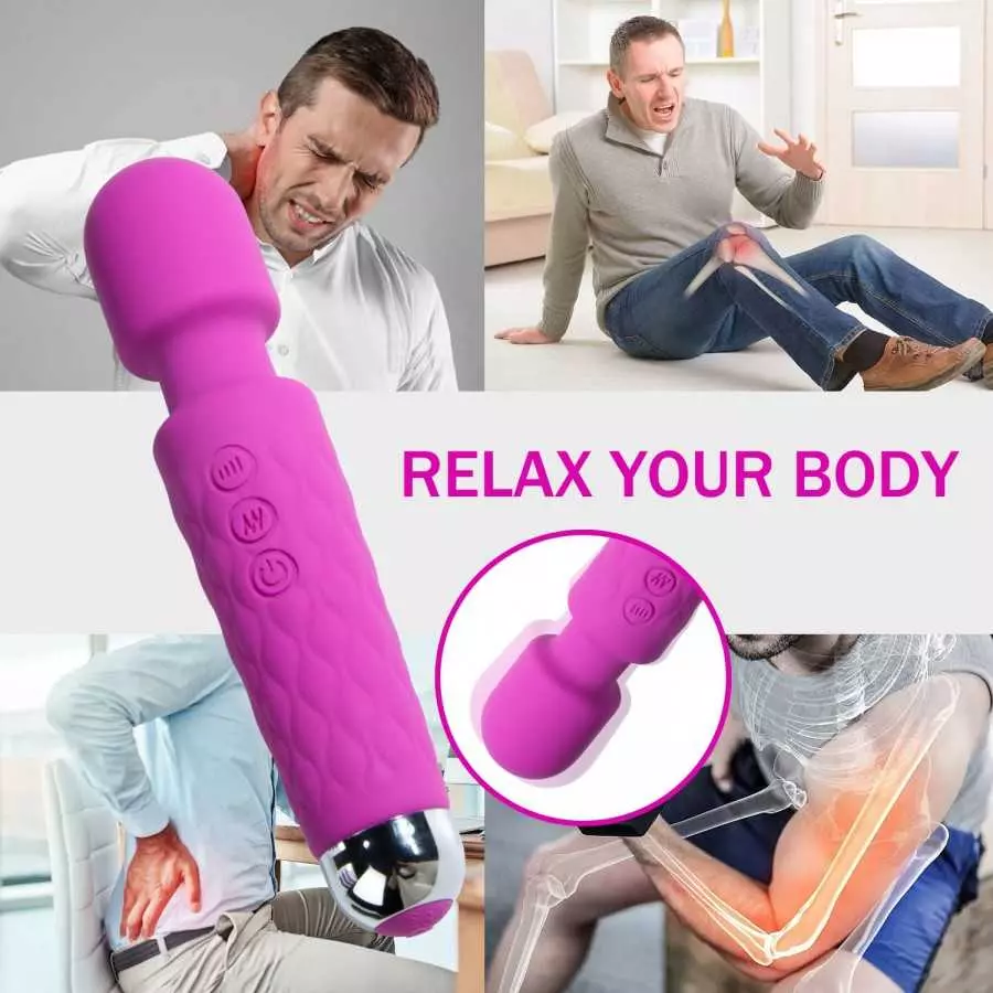 Sex Toys Vibrator Adult Toys 2023 Handheld Personal Muscle Relaxer,Silicone Material Wrapped