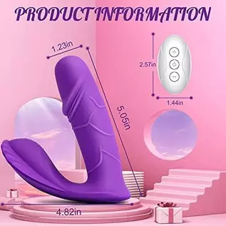 MEROURII Wearable Vibrating Panty Dildo Vibrator Pulse Quiet Vibrating Egg with Wireless Remote Control, Invisible Waterproof Cl MEROURII Wearable Vibrating Panty Dildo Vibrator Pulse Quiet Vibrating Egg with Wireless Remote Control, Invisible Waterproof Cl