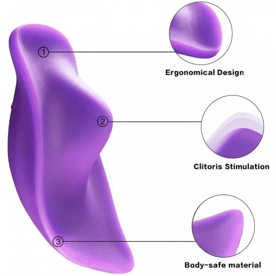 Wearable Panties Clit Butterfly Vibrator 10 Vibration Modes Waterproof Invisible Clit Stimulator Wireless Remote Control Vibrati Wearable Panties Clit Butterfly Vibrator 10 Vibration Modes Waterproof Invisible Clit Stimulator Wireless Remote Control Vibrati