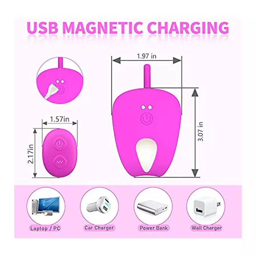 Wearable Panty Clitoris Stimulator Rose Adult Xmas Sex Toys Vibrator for Women, Remote Control Clit Quiet Vibrating Panties Adul