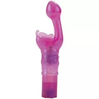 Pink Butterfly Kiss Vibe Vibrator Dildo