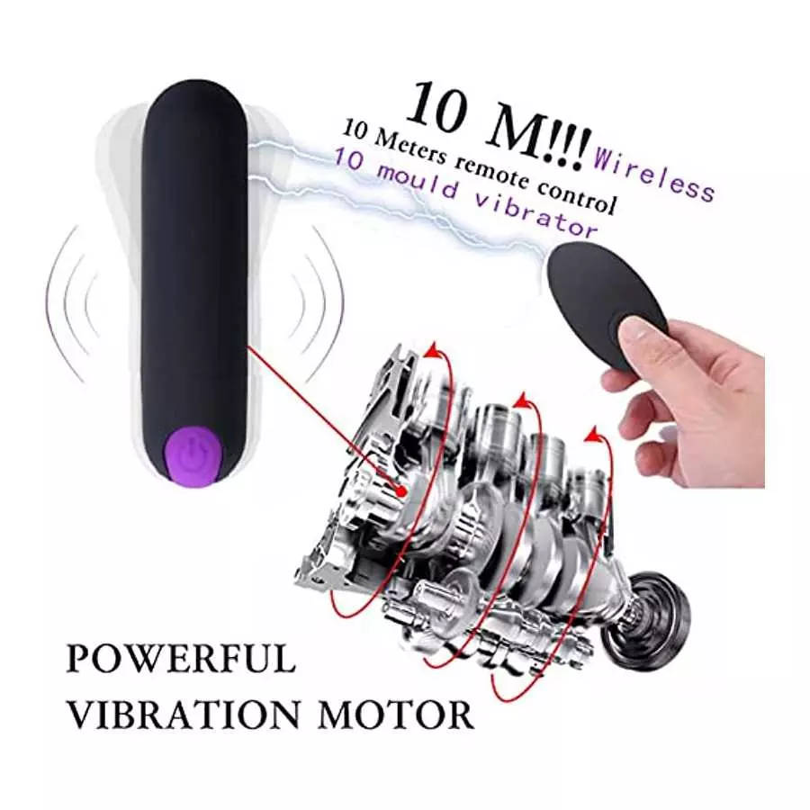 hxfivver Remote Control Vibrator Bullet for Women, Upgraded with Remote, Vibrant Vibe Vibrating Panties Her Butterfly G Spot Cli