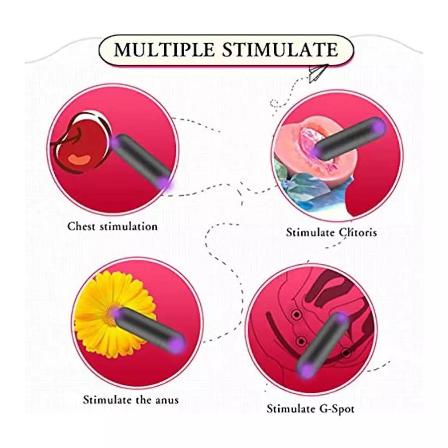 hxfivver Remote Control Vibrator Bullet for Women, Upgraded with Remote, Vibrant Vibe Vibrating Panties Her Butterfly G Spot Cli