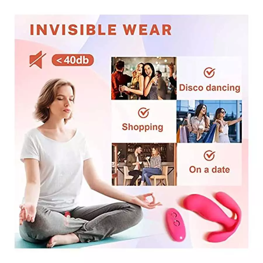 Remote Control Vibrator Wearable Vibrator Adult Sex Toys for Women Couples, G Spot Vibrator Clitoral Anal Panty Vibrator Female 