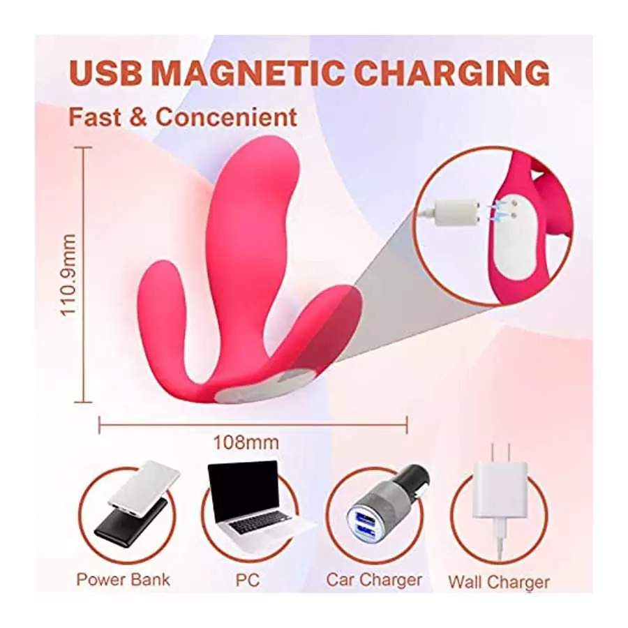 Remote Control Vibrator Wearable Vibrator Adult Sex Toys for Women Couples, G Spot Vibrator Clitoral Anal Panty Vibrator Female 