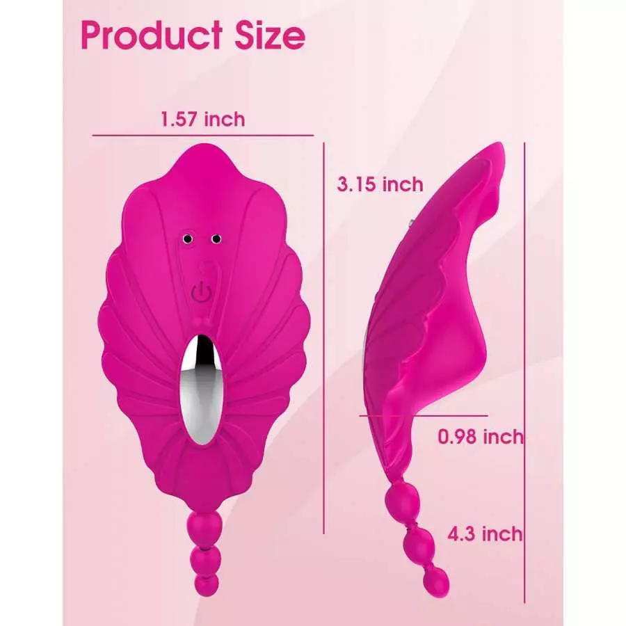 Remote Vibrator, Vibrating Panties,Wearable Panty Vibrator Wireless Remote Control Vibrating Eggs, Waterproof Rechargeable Vibra