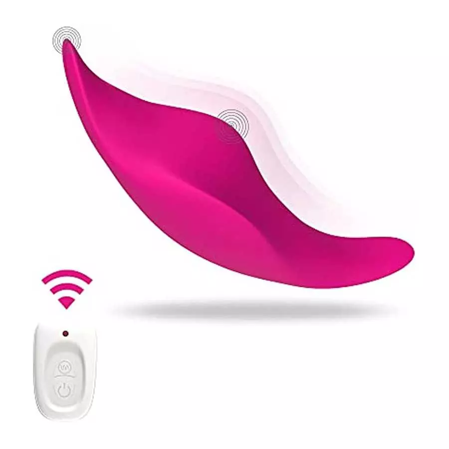 Wearable Clitoral Stimulator Butterfly Vibrator with Remote Control,Rechargeable Waterproof Panties Vibrator for Women Wearable Clitoral Stimulator Butterfly Vibrator with Remote Control,Rechargeable Waterproof Panties Vibrator for Women