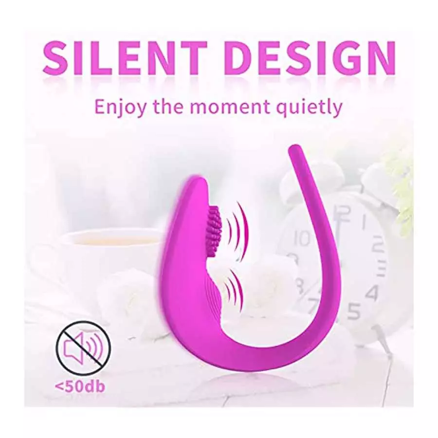 Clitoral Rose Xmas Vibrator Adult Sex Toys for Women, Wearable Clitoris Mini Silicone Remote Control Panty Vibrator with 7 Vibra
