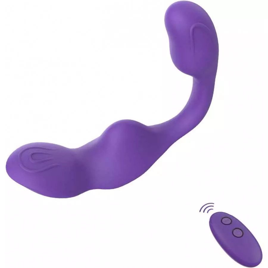 STIRLOVE Wearable Vibrator with Butt Plug Egg Vibrator for Woman Pleasure, Remote Control Triple Stimulation 7 Modes Clitoral Vi STIRLOVE Wearable Vibrator with Butt Plug Egg Vibrator for Woman Pleasure, Remote Control Triple Stimulation 7 Modes Clitoral Vi