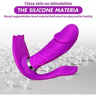 3 in 1 G-Spot Vibrator with Remote Control Adult Sex Toys - Wearable Panty Vibrator Sex Stimulator with 8 Vibrating Modes - Wate