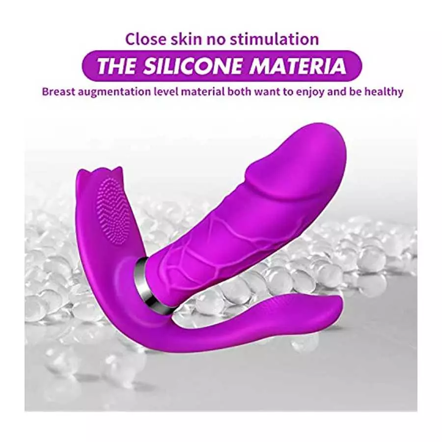 3 in 1 G-Spot Vibrator with Remote Control Adult Sex Toys - Wearable Panty Vibrator Sex Stimulator with 8 Vibrating Modes - Wate