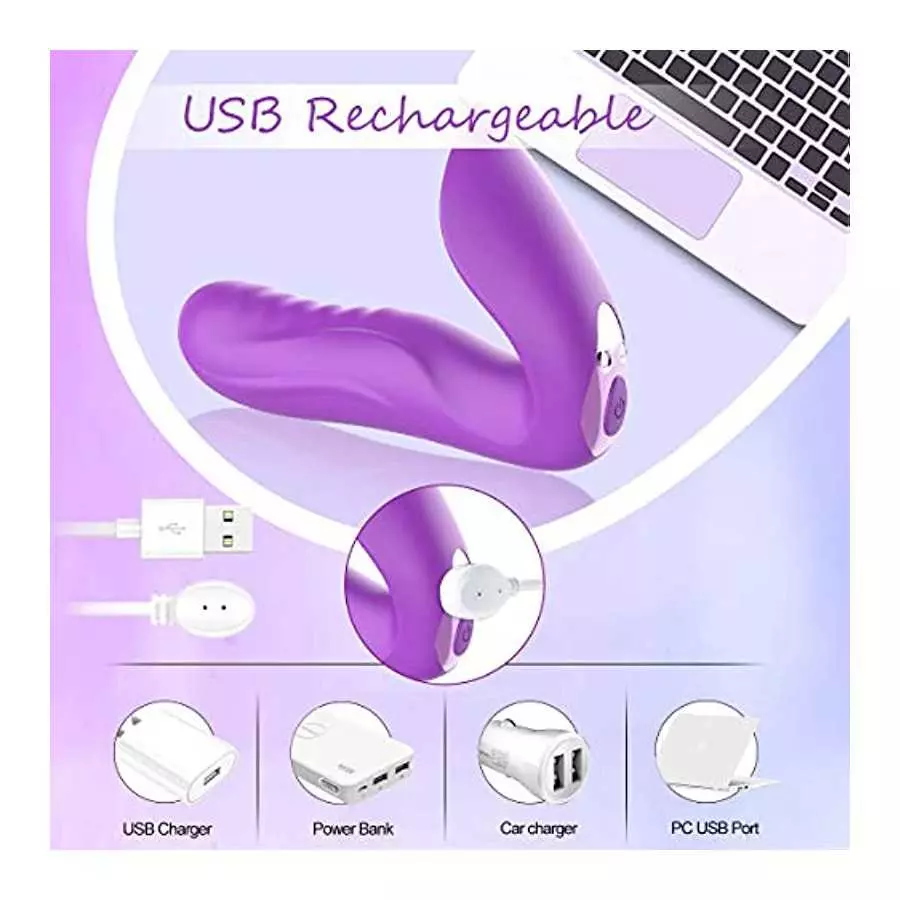 Gephonsi Remote Control Vibrator for Panties Adult Toys, Wearable Pulsating Thrusting G Spot Vibrators Sex Toys Women Clit Stimu