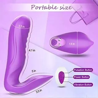Gephonsi Remote Control Vibrator for Panties Adult Toys, Wearable Pulsating Thrusting G Spot Vibrators Sex Toys Women Clit Stimu Gephonsi Remote Control Vibrator for Panties Adult Toys, Wearable Pulsating Thrusting G Spot Vibrators Sex Toys Women Clit Stimu