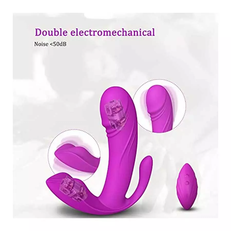 3 in 1 Womens Toys Adult Pleasure for Women with Remote Control Couple Vibrator ,G Spot Dildo Vibrator for Vagina Clitoris Anal 