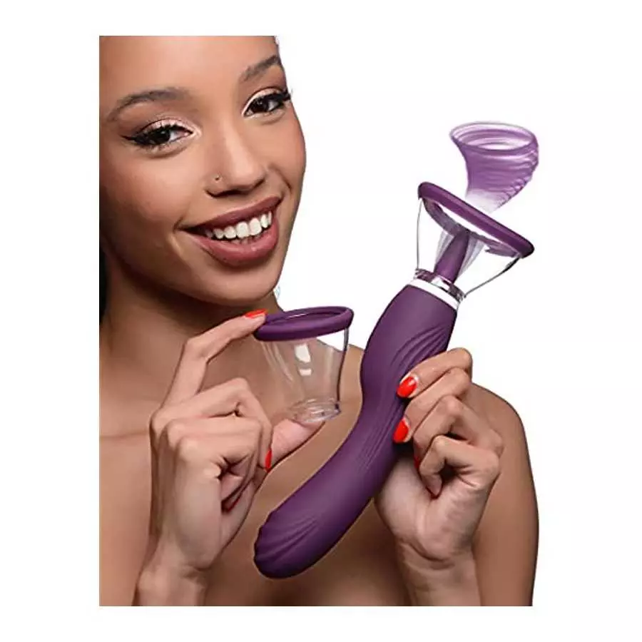 Shegasm Lickgasm 8X Licking and Sucking Vibrator, Purple (AG782)