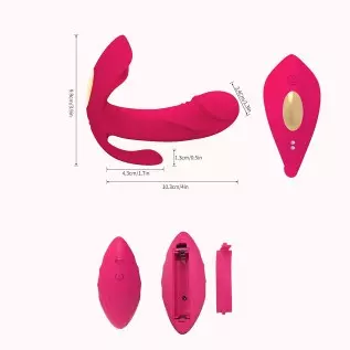 Wearable Vibrator Sex Stimulator for Women, Clitoral G Spot Anal Vibrator Butterfly Vibrating with Remote Control, Waterproof Wo Wearable Vibrator Sex Stimulator for Women, Clitoral G Spot Anal Vibrator Butterfly Vibrating with Remote Control, Waterproof Wo