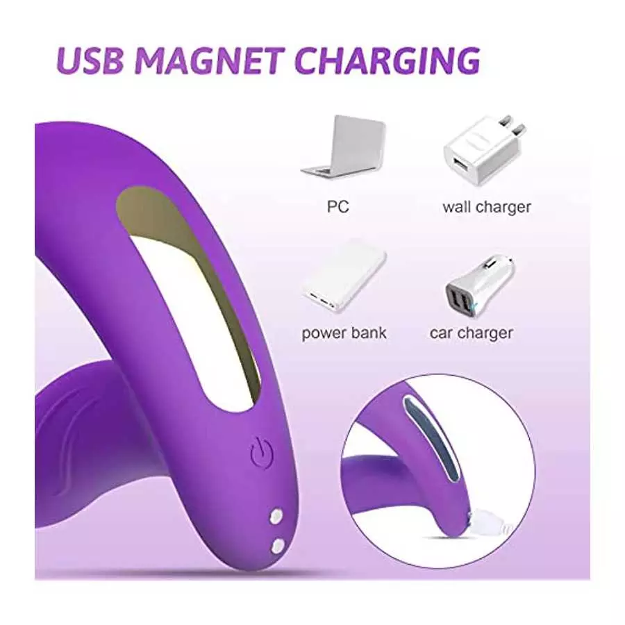 Wiggling Wearable Vibrator for G-spot - LATUNE Whisper-Quiet Panty Vibrator with Remote, 3 Wiggling & 10 Vibration G Spot Vibrat