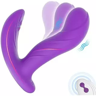 Wiggling Wearable Vibrator for G-spot - LATUNE Whisper-Quiet Panty Vibrator with Remote, 3 Wiggling & 10 Vibration G Spot Vibrat