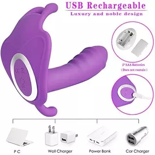 10 Speeds Butterfly Vibrator Wearable Panties,APP Wireless Remote Control Pants Clit Stimulator Sex Toy for Couple,Purple 10 Speeds Butterfly Vibrator Wearable Panties,APP Wireless Remote Control Pants Clit Stimulator Sex Toy for Couple,Purple
