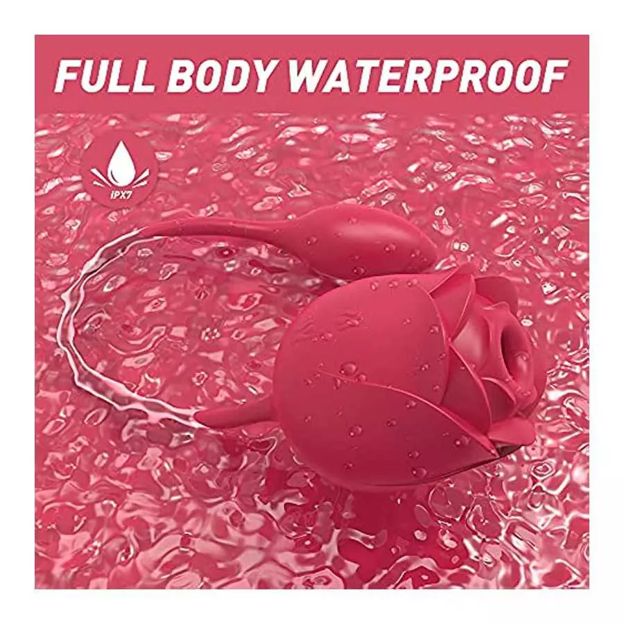 Rose Sex Toy for Clitoral Vibrator Dildo Stimulator Vaginal and Anal Sex Toy Rose Toy Vibrator for Women Tongue Licking Vibrator