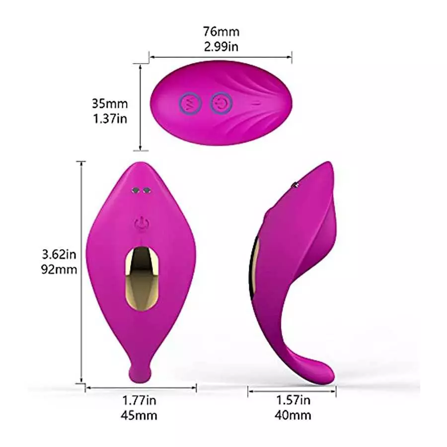 Invisible Vibrating Panties,Wearable Panty Vibrator,Remote Control Panties Vibrating Egg,Women Vibratant Underwear Clit Vibrator