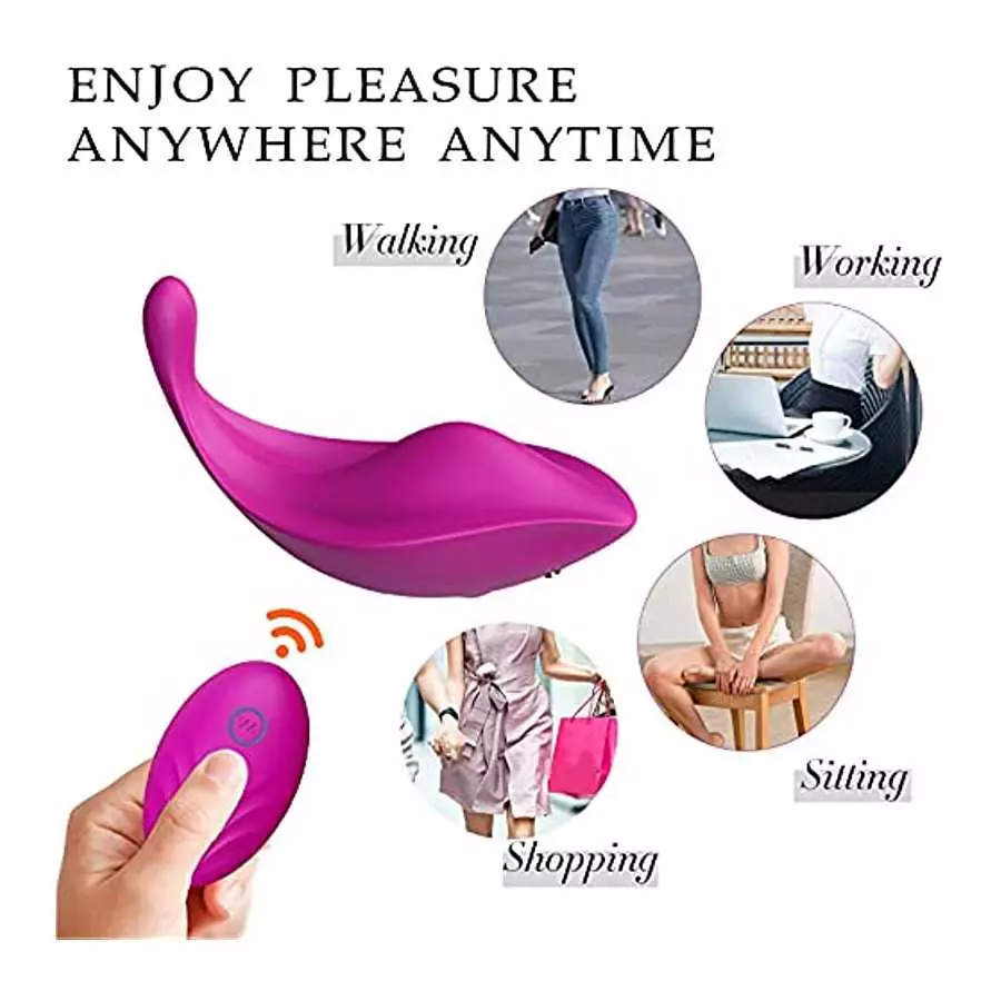 Invisible Vibrating Panties,Wearable Panty Vibrator,Remote Control Panties Vibrating Egg,Women Vibratant Underwear Clit Vibrator