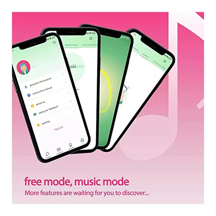 Bullet Vibrator, Wearable Panty G-spot Vibrator Dildo with APP Control- Kegel Pelvic Floor Trainer - 9 Models, Mini Egg Style Vi