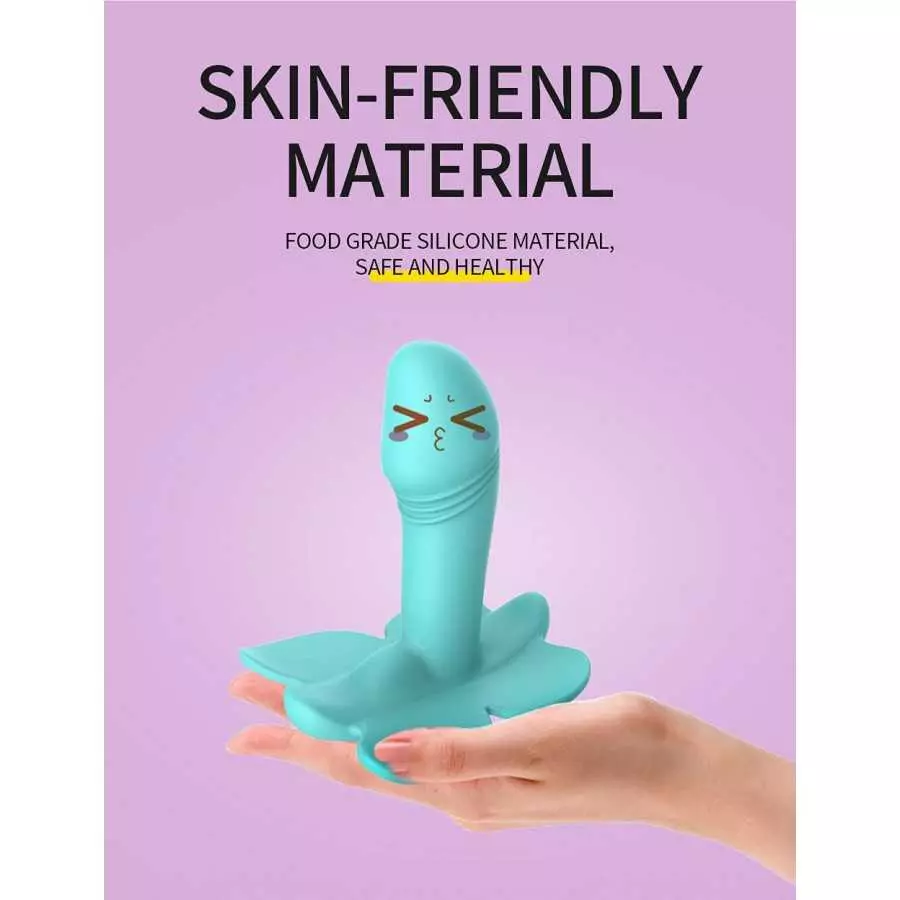 Vibrating Panties Butterfly Remote Control Vibrators with Clitoral Stimulationa Dildo Bullet Thrusting Sex Toy for Women (Purple