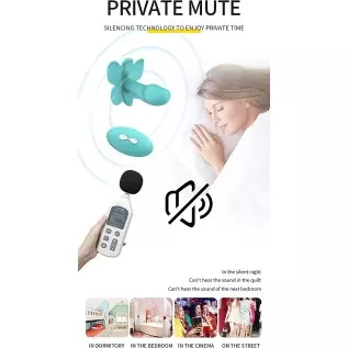 Vibrating Panties Butterfly Remote Control Vibrators with Clitoral Stimulationa Dildo Bullet Thrusting Sex Toy for Women (Purple