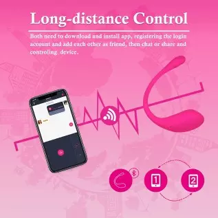 App Remote Control Silicone Waterproof Vibrator with Music Sync, Partner & Wireless Control G Spot Stimulator Sex Toys for Women