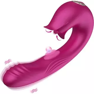 Slap Sucking Vibrator 7-Frequency Powerful Female Vibrator 10-Frequency Pulsating Vibrator, Full Body Water Resistant, Bathroom 
